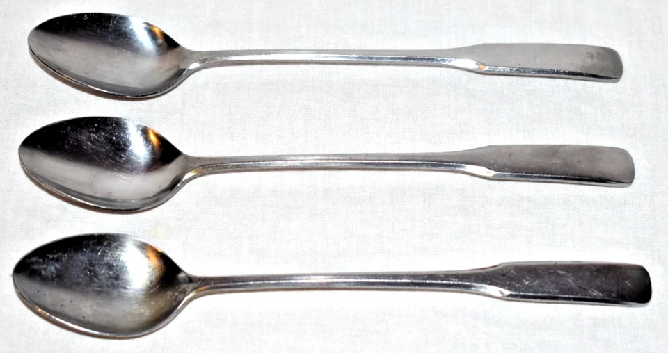 3 cucharas de té heladas cubiertos de acero inoxidable Continental Silver Japón CSS14 7 3/8" Foto 1 de 3
