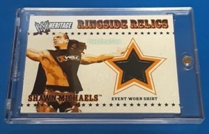 WWE 2005 Topps Heritage Shawn Michaels Card Relic RARE Ringside Event Worn Shirt - Bild 1 von 1