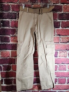 Duck Head Jeans Cargo Pants Beige Sz 14 C79 - Picture 1 of 9