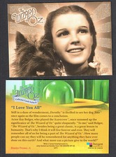 CHEAP PROMO CARD: THE WIZARD OF OZ SERIES 2 Breygent 2007 #A GLITTER from ALBUM