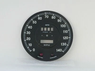 Placa frontal de esfera de velocímetro 140 MPH marca Smiths se adapta a Jaguar tipo S 3,4 L y 3,8 L Foto 1 de 3