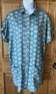 JETTY Shirt Dress Small Atlantis Tunic Beach Coverup Travel Resort Vacation Surf - Picture 1 of 11