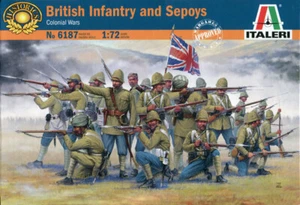 Italeri 1/72 6187 British Infantry and Sepoys (50 Figurs, 18 Poses) - Picture 1 of 5