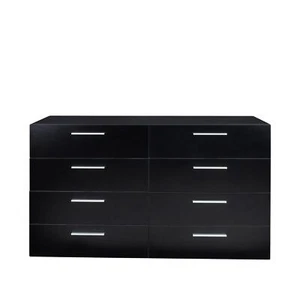 Large 8 Drawer Double Dresser Chest of Drawers Bedroom Cloth Storage Cabinet - Picture 1 of 8