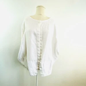 Curate Trelise Cooper Size S 8 10 12 White “What Linen Want” Lightweight Jacket - Picture 1 of 24