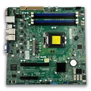 Supermicro X10SLM+-LN4F Intel Motherboard LGA1150 4xDDR3 microATX IPMI No I/O - Picture 1 of 4