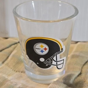 NFL PITTSBURGH STEELERS vaso de chupito de whisky transparente logotipo de casco - Imagen 1 de 9