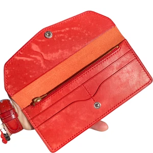 Geldbörse Portemonnaie Portmonee Geldbeutel Wallet Brieftasche karteninhaber Rot - Picture 1 of 8