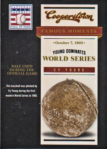 2012 Panini Cooperstown Famous Moments #1 Cy Young - NM-MT