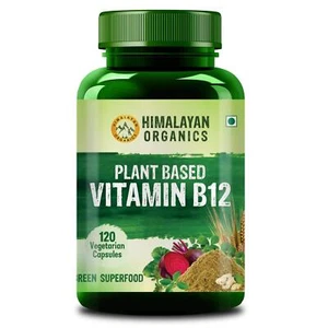 Himalayan Organics Plant Based Vitamin B12 Natural 120 Veg Capsule US - Picture 1 of 9