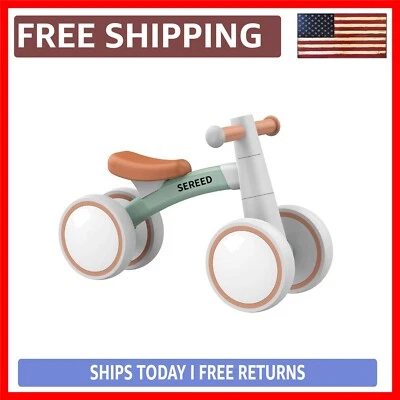 Elegante bicicleta de equilibrio de 4 ruedas para 1 viejo - perfecto regalo de primer cumpleaños para niños pequeños Foto 1 de 4