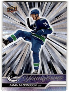 2023-24 Upper Deck Outburst Silver Young Guns Aidan McDonough Rookie #232