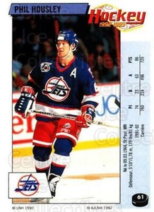 1992-93 Panini Stickers French #61 Phil Housley