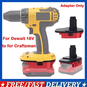 Adapter For Craftsman V20 20V Battery to Fit For Dewalt 18V Ni-cd Cordless Tools - Picture 1 of 12