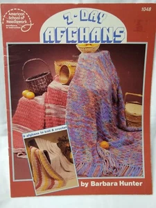 American School of Needlework | 1048 | Knit & Crochet-7 Day Afghans | Leaflet - Picture 1 of 5