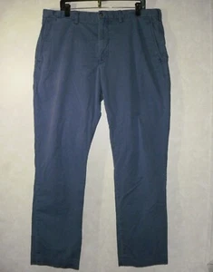 Polo Ralph Lauren Polo Pants Chino Stretch Straight Fit Men 38/34* Blue Flat F - Picture 1 of 16