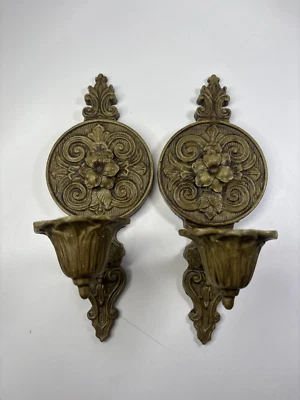 Aplique de pared de velas vintage antiguo Art Deco MOE BRIDGES 3D Foto 1 de 4