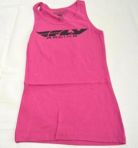 Fly Racing Women's Corporate Tank Top Shirt Sleeveless Fuchsia Pink Size XL NWOT - Picture 1 of 3