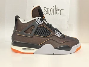 Nike Air Jordan 4 Retro SE Sail/Black "Starfish" CW7183-100 Women's Size 9 - Picture 1 of 9