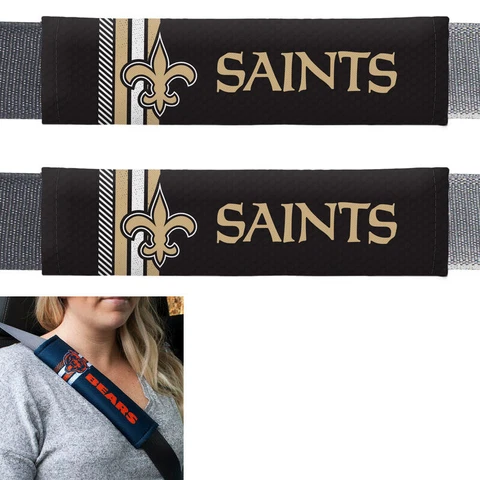 New NFL New Orleans Saints Car Truck Suv Van Rally Seat Belt Pads Covers Set Cover