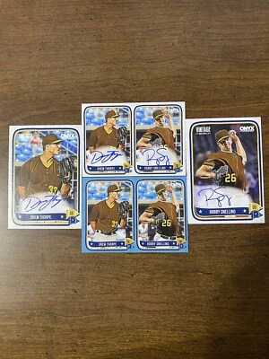 Drew Thorpe 2024 Auto Onyx Vintage W/ Robby  Snelling Auto  - Image 1 of 2