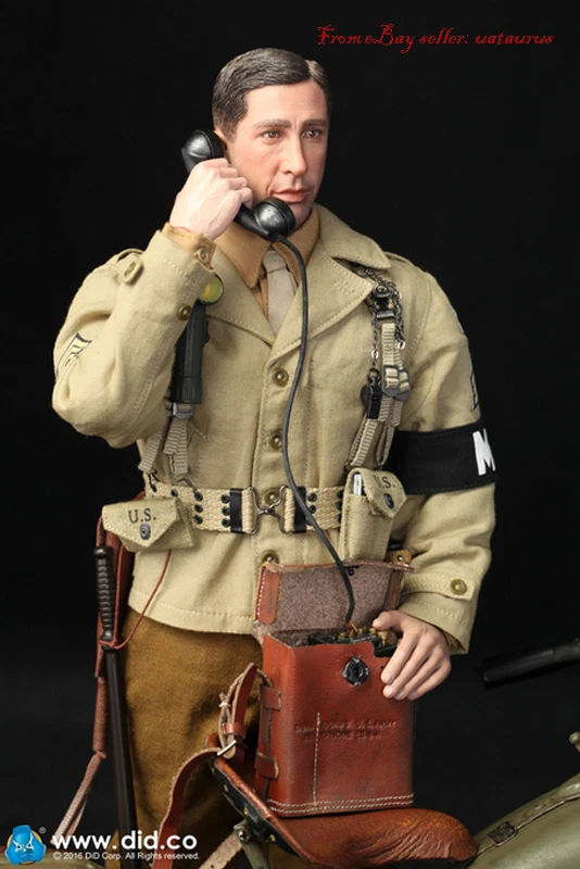 DID A80116 1/6 WWII US 2nd Armored Division Military Police Bryan Action Figure