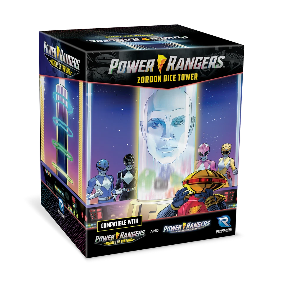 Power Rangers Zordon Dice Tower e GM Roleplaying RPG Renegade Games - Imagem 1 de 2