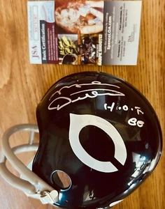 Mike Ditka autographed Chicago Bears throwback mini helmet inscribed HOF 88 JSA - Picture 1 of 1