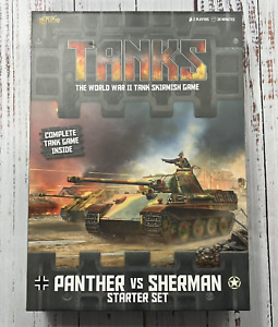 Gf9 Tanks WW2 Tank Skirmish Game Panther VS Sherman Starter Set - Unpunched