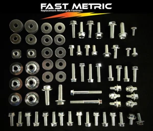 SUZUKI 87pc Body bolt kit DRZ 110 125 200 250 400 650 plastics fenders dirtbike - Picture 1 of 2