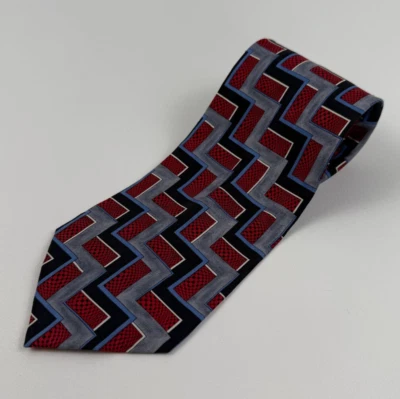 Corbata de cuello tradicional Louis Roth para hombre 100 % seda hecha a mano multicolor nueva sin etiquetas Foto 1 de 4