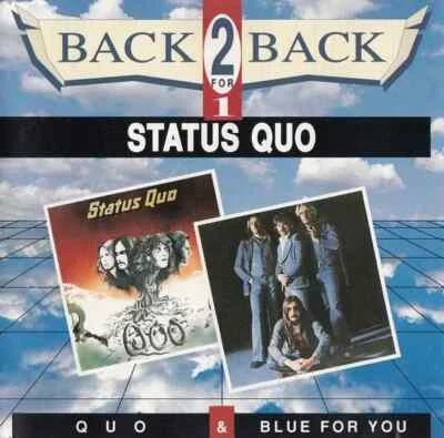STATUS QUO - QUO / BLUE FOR YOU 1991 CD REISSUE CLASSIC ROCK - Image 1 of 3
