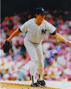 Foto firmada por Steve Howe de los Yankees de Nueva York 8x10 - Imagen 1 de 1