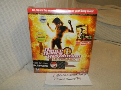 Dance Dance Revolution Ultramix 3 Bundle (Microsoft Xbox, 2005) NEW *READ* - Image 1 of 4