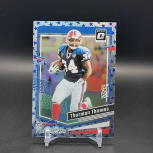 2023 Donruss Optic Thurman Thomas - Blue Star Holo SP #24 - Buffalo Bills - Bild 1 von 2