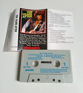 TEN YEARS AFTER SELF TITLED COMPILATION CASSETTE TAPE PICKWICK UK 1980 - Picture 1 of 1