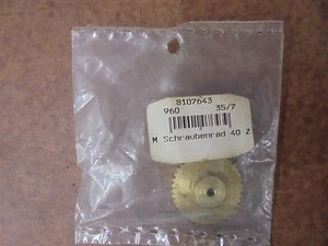 Webra art. n.o 3535/7 engranaje 40 dientes módulo 0,5 orificio 3 mm de latón - Imagen 1 de 1