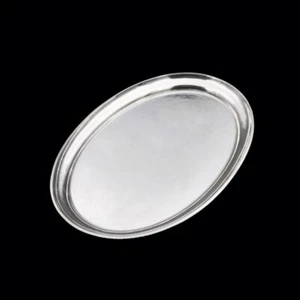 Georg Jensen. Hammered Oval Sterling Silver Tray #223A. - Picture 1 of 5