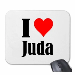 MOUSEPAD Mauspad I Love Juda Ich Liebe Juda - Bild 1 von 1