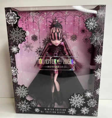 2022 Monster High Howliday Winter Edition Draculaura Doll Limited Ed. Holiday