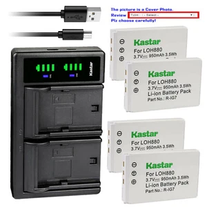 Kastar Battery LTD2 USB Charger for Logitech 815000037 994000033 F12440023 - Picture 1 of 11
