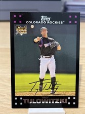 2007 Topps #135 Troy Tulowitzki RC Rookie Card Colorado Rockies (B7)