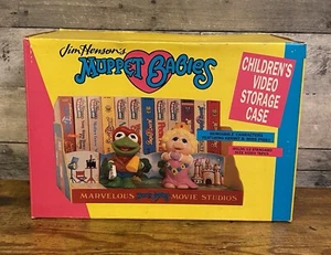 Vintage 1989 Jim Henson Muppet Babies Storybook VHS Movie Display Case ~ Rare - Bild 1 von 20