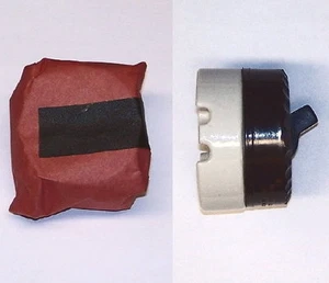= NOS = Vintage antique home ROUND electrical GE toggle wall switch porcelain - Picture 1 of 6