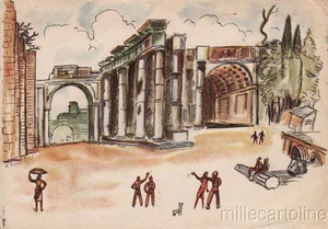 * WWII - U.S.Army, Rome - Fori Imperiali, American Red Cross - Soldier's Mail - Picture 1 of 1