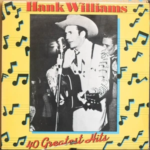 HANK WILLIAMS - 40 GREAT HITS - LP de vinilo - MGM - 1978 - EN MUY BUEN ESTADO FRANQUEO GRATUITO (2800) - Imagen 1 de 8