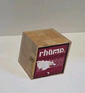 Rompecabezas Cubo Soma Inclinado Rhoma Juguete Madera Escultura Diseño Rombico Ciencia Juguetes  - Imagen 1 de 10