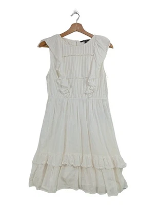 VERO MODA Vestido de Verano Mujeres Vestido Talla EU 38 blanco look casual - Imagen 1 de 4