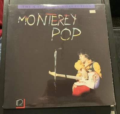 1st Printing Monterey Pop Criterion Collection Laserdisc Jimi Hendrix Rare NEW! - Image 1 of 2