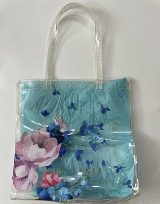 Ted Baker London Raspberry Ripple Clear Shoulder Tote Bag Shopping Large - Image 1 of 4